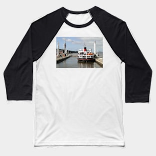 Ferry, Down the Ship Canal Baseball T-Shirt